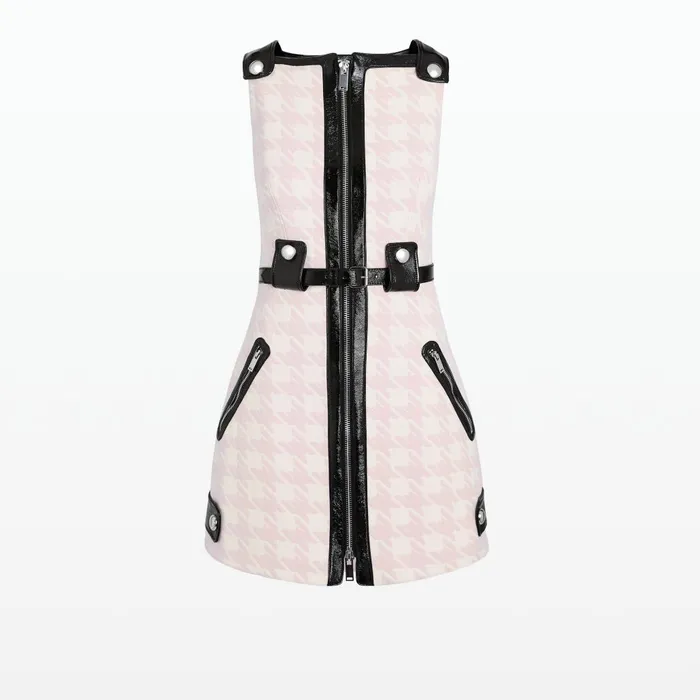 Safiyaa Ele Barely Pink Short Dress Women Dresses