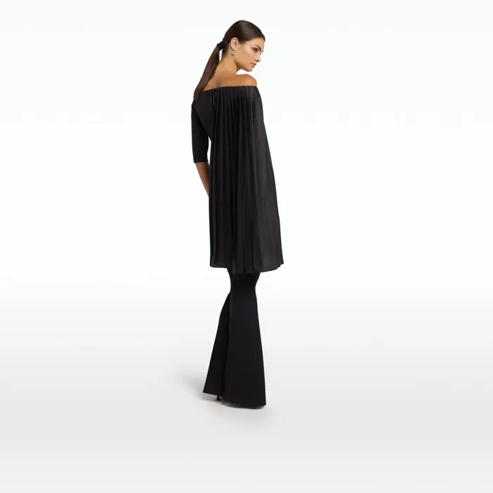 Safiyaa Emer Black Top Women Tops
