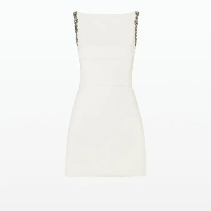 Safiyaa Grena Ivory Short Dress Women Dresses