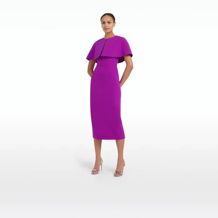 Safiyaa Kepuret Magenta Cape Women Capes and Harnesses