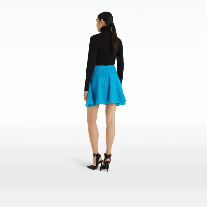Safiyaa Kristi Aquamarine Skirt Women Skirts
