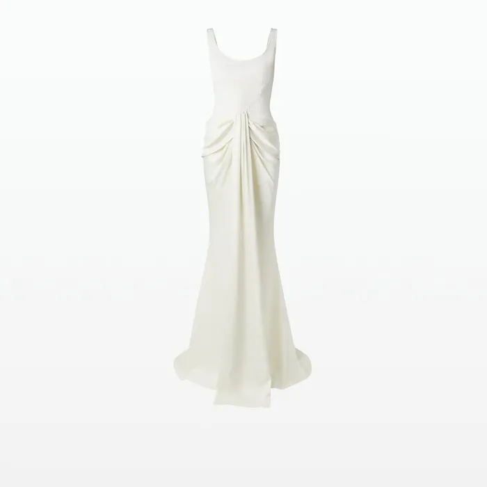 Safiyaa Marlena Ivory Long Dress Women Dresses