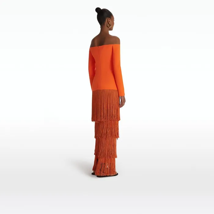Safiyaa Nikita Amber Sun Long Dress Women Dresses