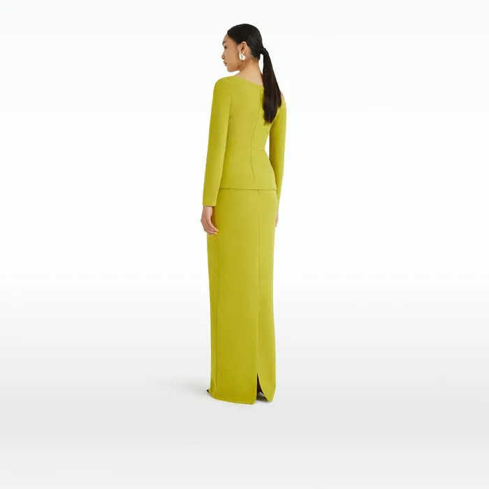 Safiyaa Sidha Citrine Skirt Women Skirts