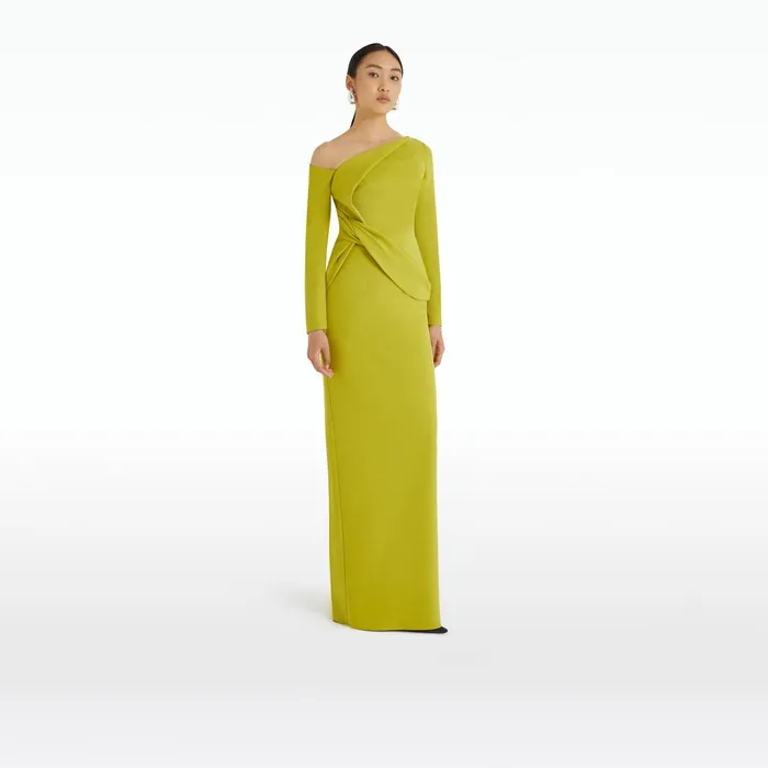 Safiyaa Sidha Citrine Skirt Women Skirts