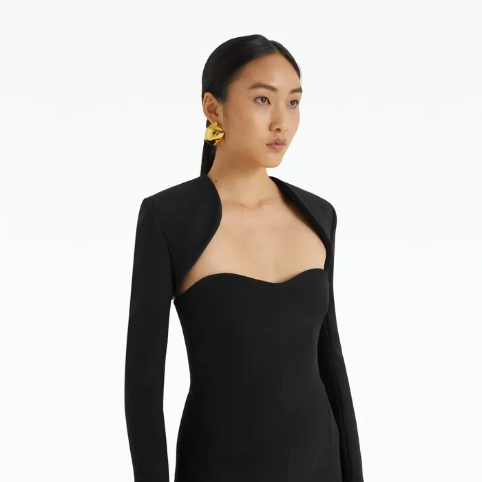 Safiyaa Trix Black Harness With Immie Jumpsuit Women Jumpsuits