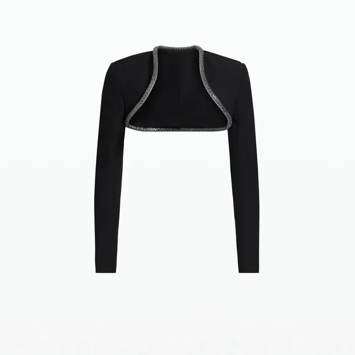 Safiyaa Trix Embroidered Black Harness With Immie Jumpsuit Women Jumpsuits