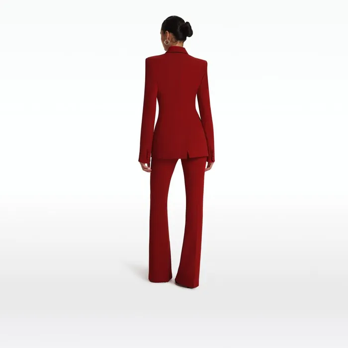 Safiyaa Wynnie Azalea Red Jacket Women Jackets and Coats
