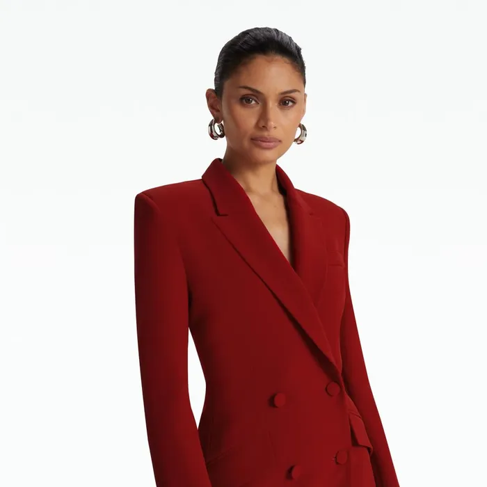 Safiyaa Wynnie Azalea Red Jacket Women Jackets and Coats