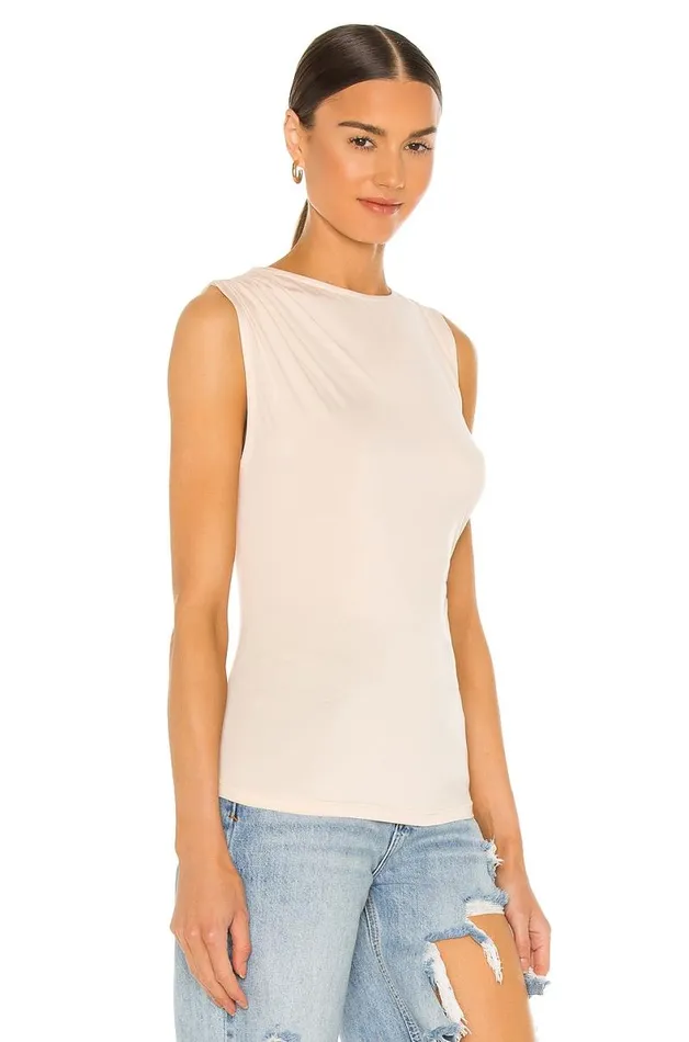 Sahara Draped Tank Bone Women Lovers and Friends Tops