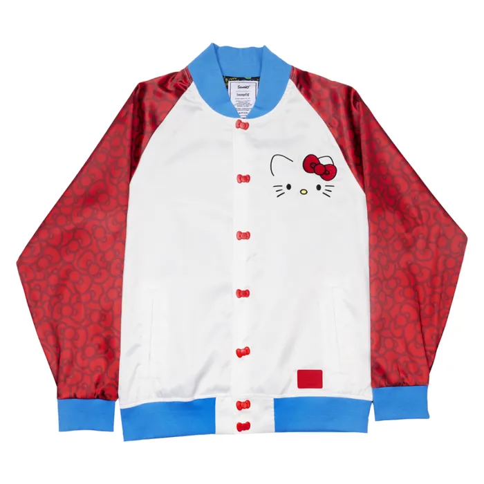 Sanrio Hello Kitty 50th Anniversary Bomber Jacket Unisex Loungefly Apparel
