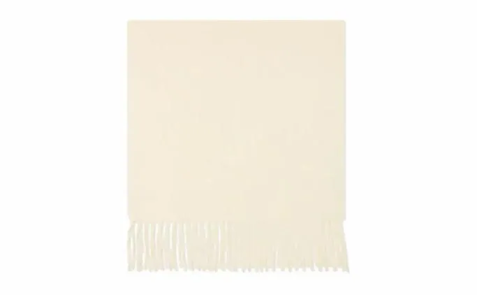 Scarves WomenMen Manolo Blahnik BARRACream Cashmere Scarf