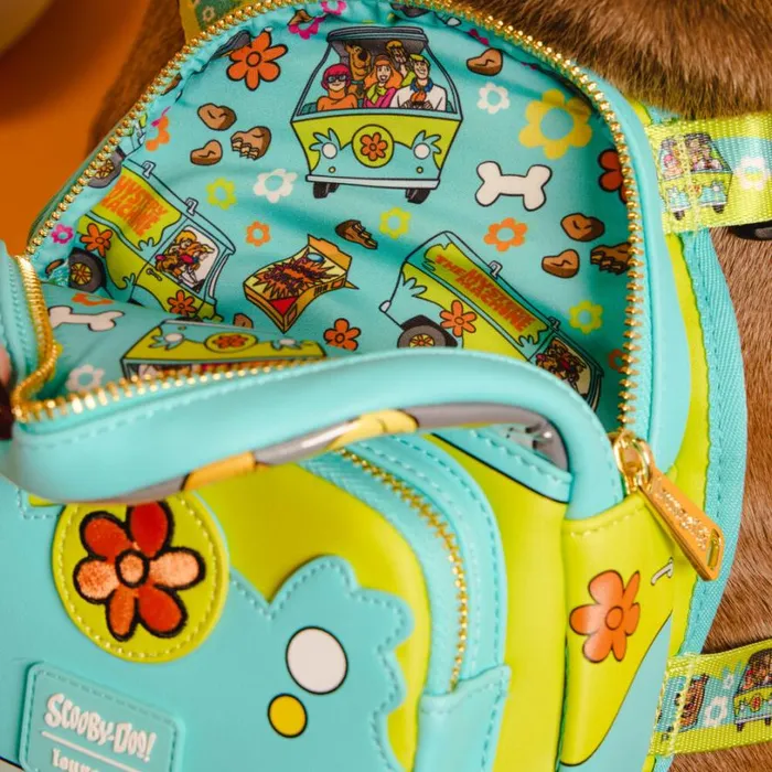 ScoobyDoo Mystery Machine Mini Backpack Dog Harness Unisex Loungefly Small Accessories