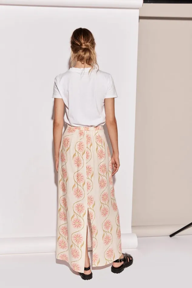 Sets Women VRG GRL Ari Linen Maxi Skirt Bloom Sets Women VRG GRL Ari Linen Maxi Skirt Bloom