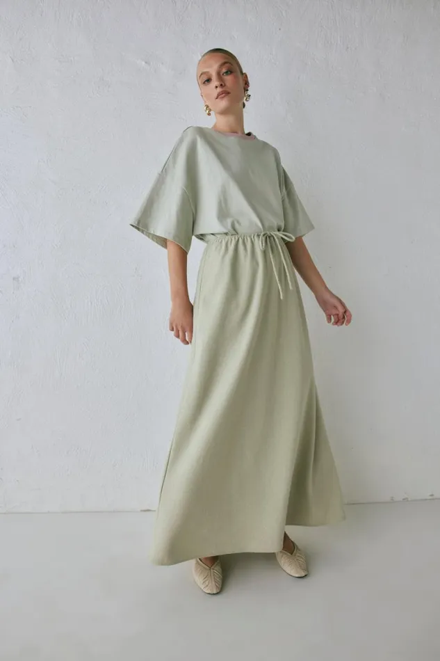 Sets Women VRG GRL Etta Maxi Skirt Sage Sets Women VRG GRL Etta Maxi Skirt Sage