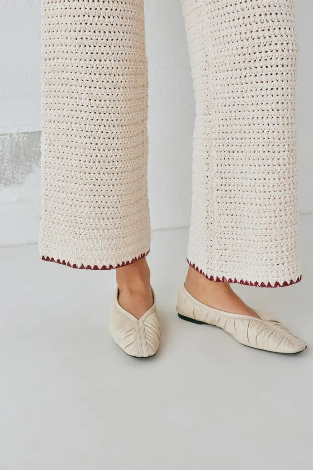Sets Women VRG GRL Stella Knit Pants Cream Sets Women VRG GRL Stella Knit Pants Cream