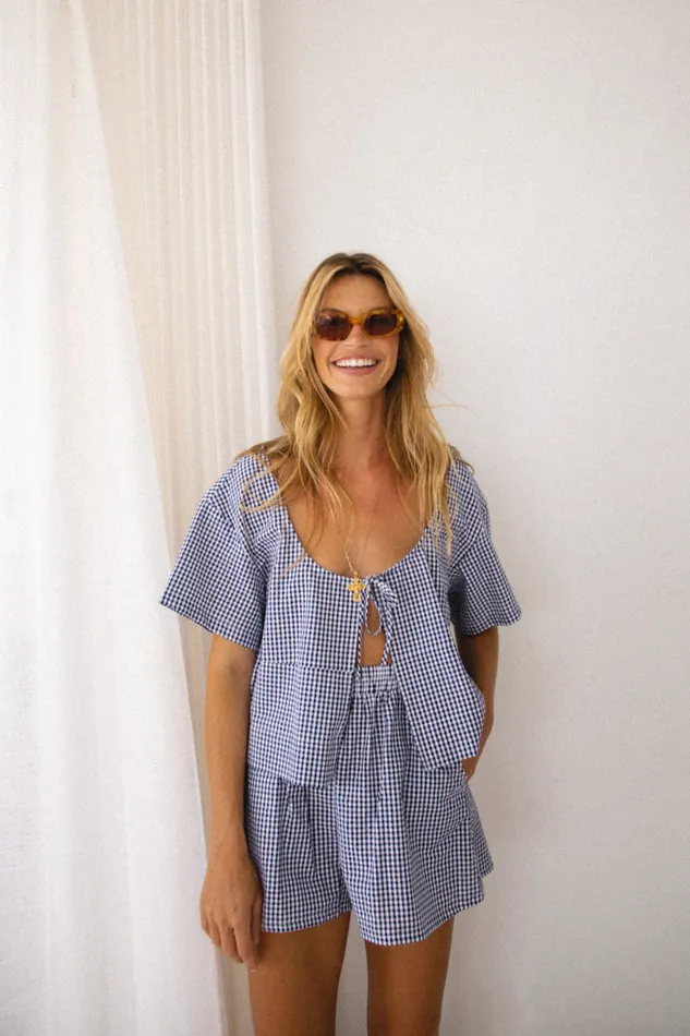 Sets Women VRG GRL The Sea and I Shorts Navy Sets Women VRG GRL The Sea and I Shorts Navy