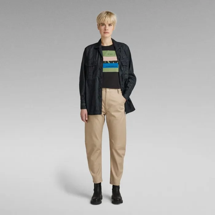 Shirts and Blouses Women GStar RAW Officer Boyfriend Shirt Rinsed