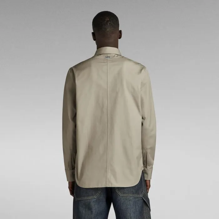 Shirts Men GStar RAW Cargo Regular Shirt Elephant Skin