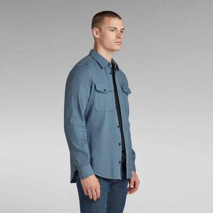 Shirts Men GStar RAW Marine Slim Shirt Axis Gd