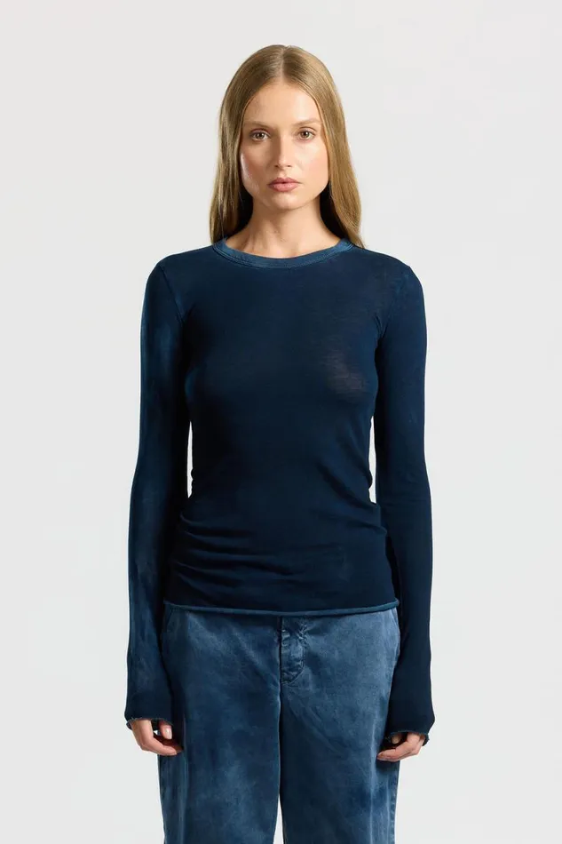 Shirts Women COTTON CITIZEN Marbella Long Sleeve Shirt Vintage Navy