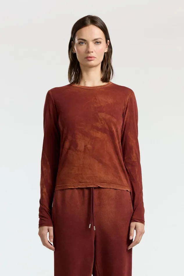 Shirts Women COTTON CITIZEN Standard Long Sleeve Shirt Vintage Red Wine