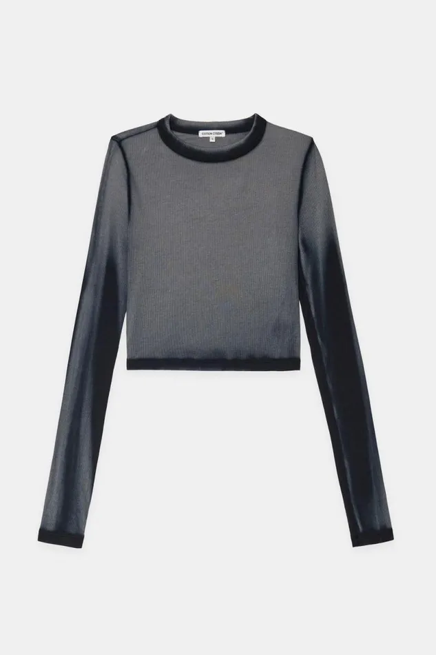 Shirts Women COTTON CITIZEN Verona Crop Shirt Black Cast Shirts Women COTTON CITIZEN Verona Crop Shirt Black Cast