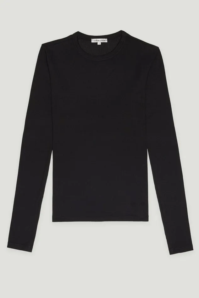 Shirts Women COTTON CITIZEN Verona Shirt Jet Black Shirts Women COTTON CITIZEN Verona Shirt Jet Black