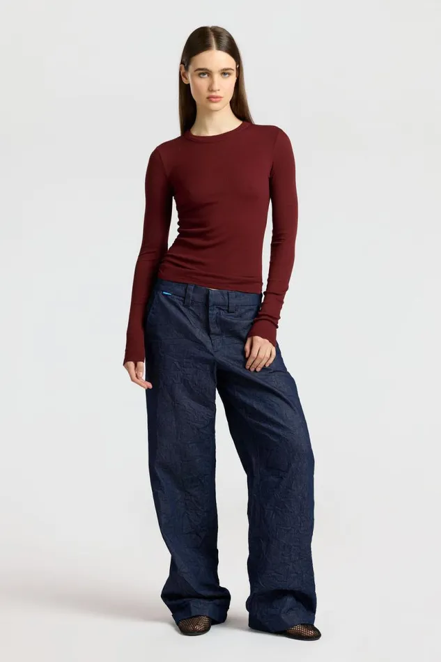 Shirts Women COTTON CITIZEN Verona Shirt Red Wine Shirts Women COTTON CITIZEN Verona Shirt Red Wine