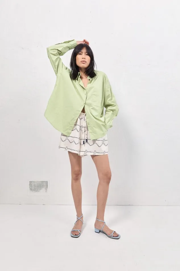 Shirts Women VRG GRL Hanna Shirt Mint