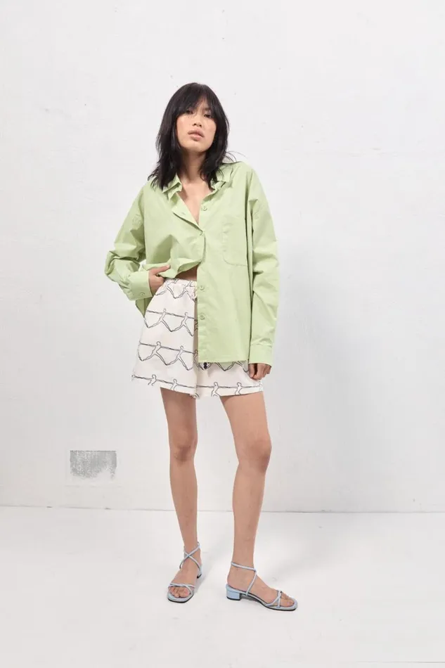 Shirts Women VRG GRL Hanna Shirt Mint