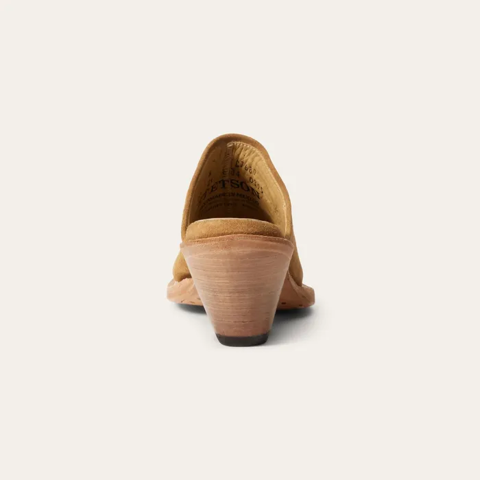 Shorties Women Stetson Reed Western Mules Tan