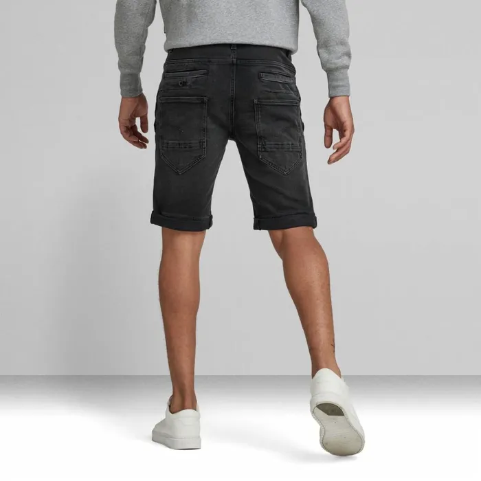 Shorts Men GStar RAW DStaq 3D Denim Shorts Worn In Black Onyx
