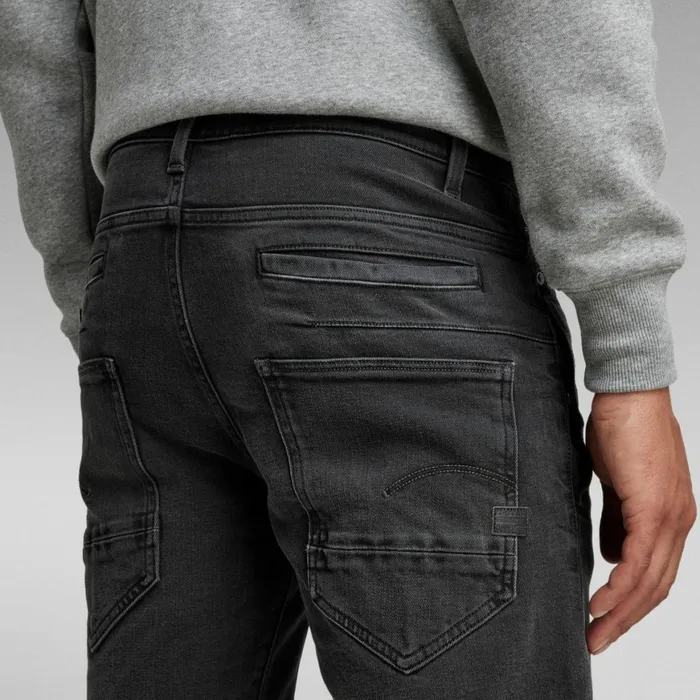 Shorts Men GStar RAW DStaq 3D Denim Shorts Worn In Black Onyx
