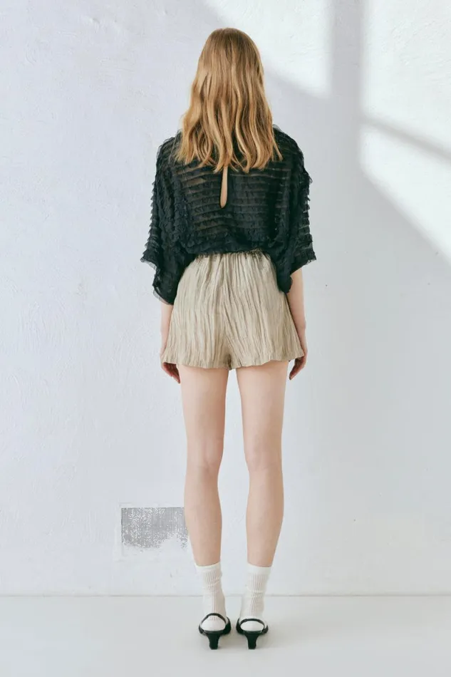 Shorts Women VRG GRL The Sea and I Shorts Taupe Shorts Women VRG GRL The Sea and I Shorts Taupe