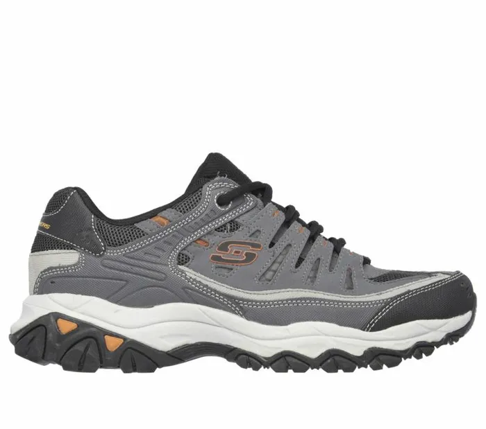 Skechers After Burn 8211 Memory Fit Charcoal Men Athletic Sneakers
