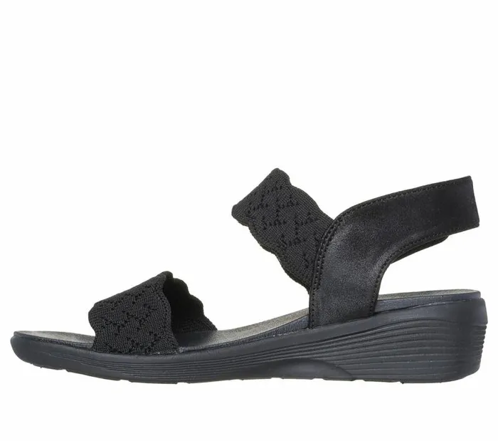 Skechers Arya 8211 On The Rise Black Women Sandals Skechers Arya 8211 On The Rise Black Women Sandals
