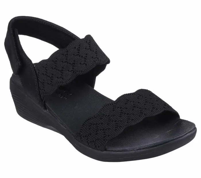 Skechers Arya 8211 On The Rise Black Women Sandals Skechers Arya 8211 On The Rise Black Women Sandals