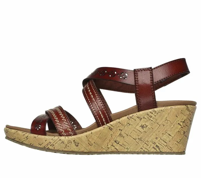 Skechers Beverlee 8211 Delicate Glow Chocolate Women Sandals Skechers Beverlee 8211 Delicate Glow Chocolate Women Sandals