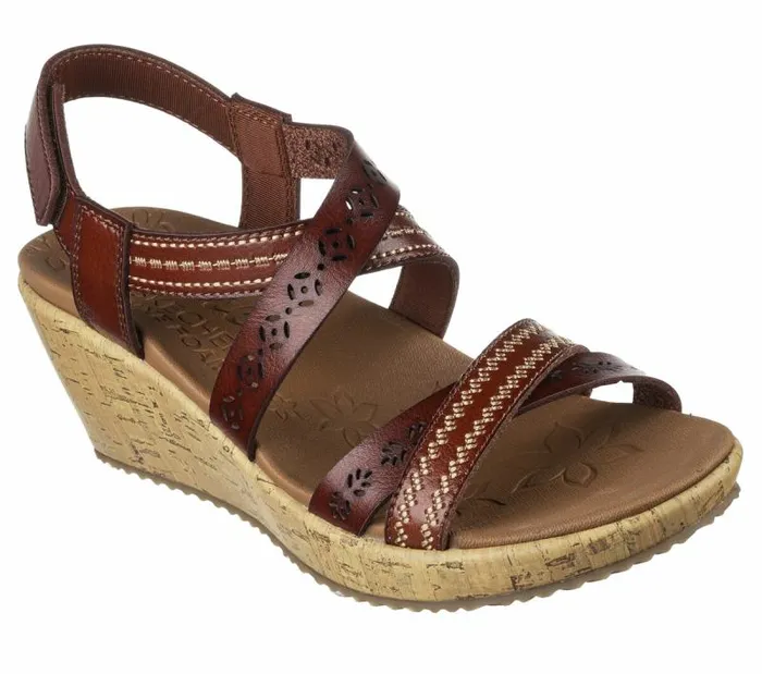 Skechers Beverlee 8211 Delicate Glow Chocolate Women Sandals Skechers Beverlee 8211 Delicate Glow Chocolate Women Sandals