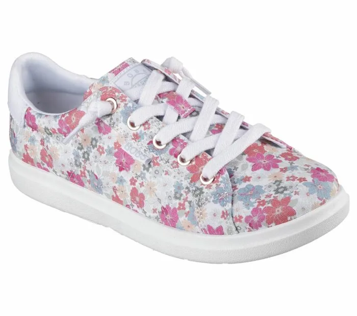Skechers BOBS D039Vine 8211 Floral Flair White Multi Women Casual Sneakers