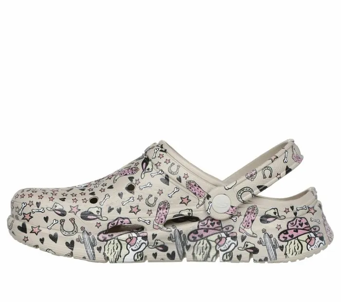 Skechers BOBS Foamies Arch Fit 8211 Lets Go Girls Natural Multi Women SlipOns Skechers BOBS Foamies Arch Fit 8211 Lets Go Girls Natural Multi Women SlipOns