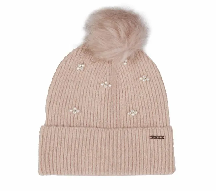 Skechers Cluster Pearl Beanie Pink WomenMen Cold Weather Gear