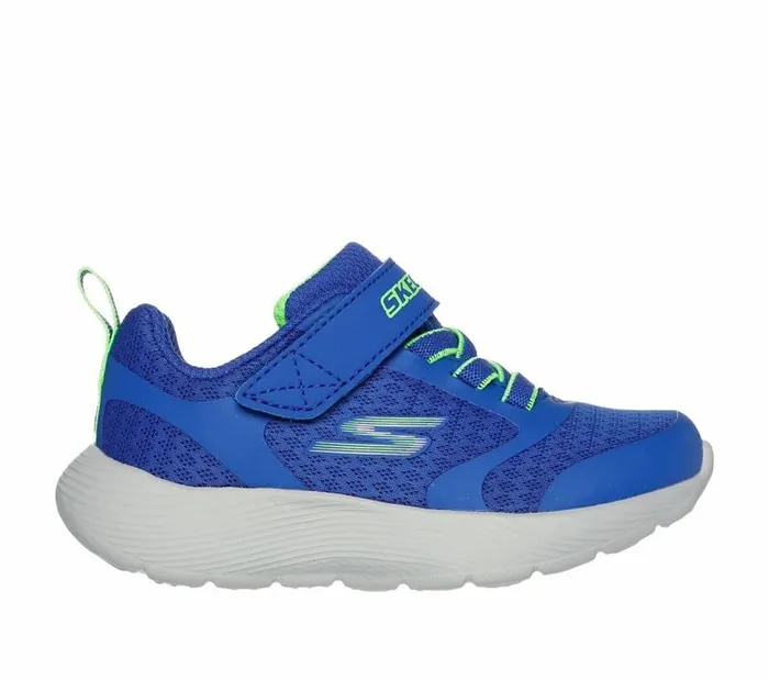 Skechers DynaLite 8211 Goltran Blue Lime Kids Athletic Shoes and Sneakers