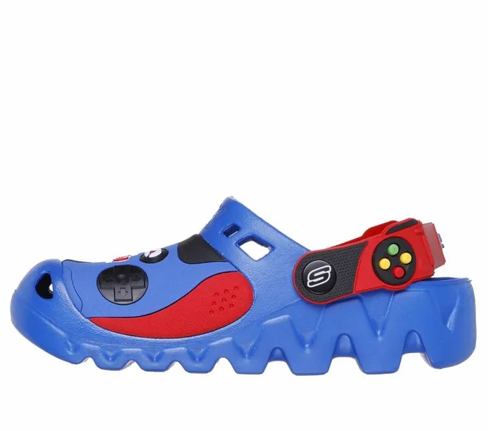 Skechers Foamies Zaggle 8211 HydroPointz Blue Red Kids Sandals Skechers Foamies Zaggle 8211 HydroPointz Blue Red Kids Sandals