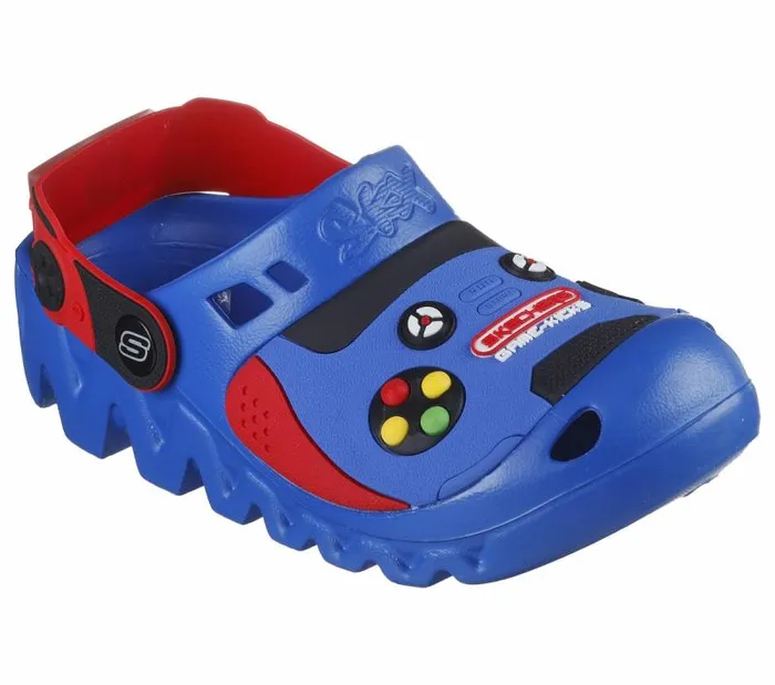 Skechers Foamies Zaggle 8211 HydroPointz Blue Red Kids Sandals Skechers Foamies Zaggle 8211 HydroPointz Blue Red Kids Sandals