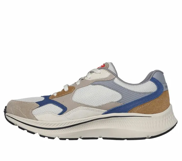 Skechers GO RUN Consistent 20 8211 Retro Runner V1 Taupe Multi Men Athletic Sneakers