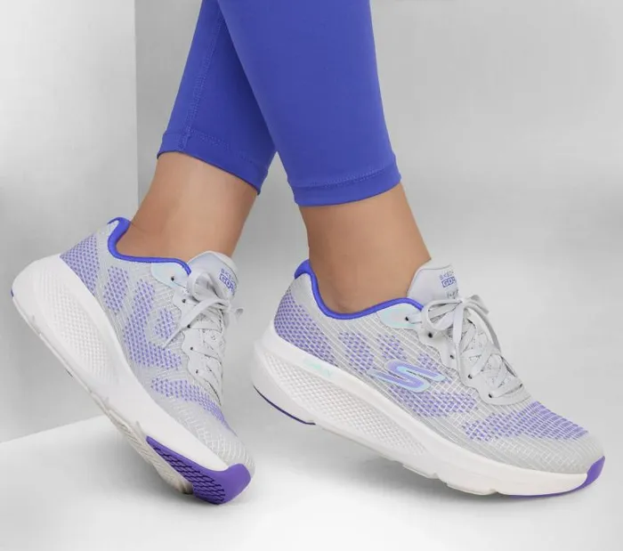 Skechers GO RUN Elevate 8211 Nimbus Gray Lavender Women Athletic Sneakers Skechers GO RUN Elevate 8211 Nimbus Gray Lavender Women Athletic Sneakers