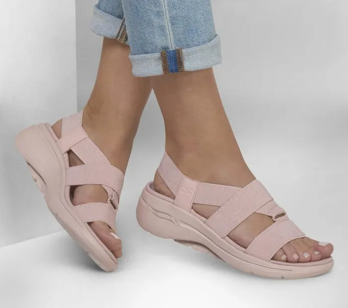 Skechers GO WALK Arch Fit Sandal 8211 Pleasant Blush Pink Women Sandals Skechers GO WALK Arch Fit Sandal 8211 Pleasant Blush Pink Women Sandals