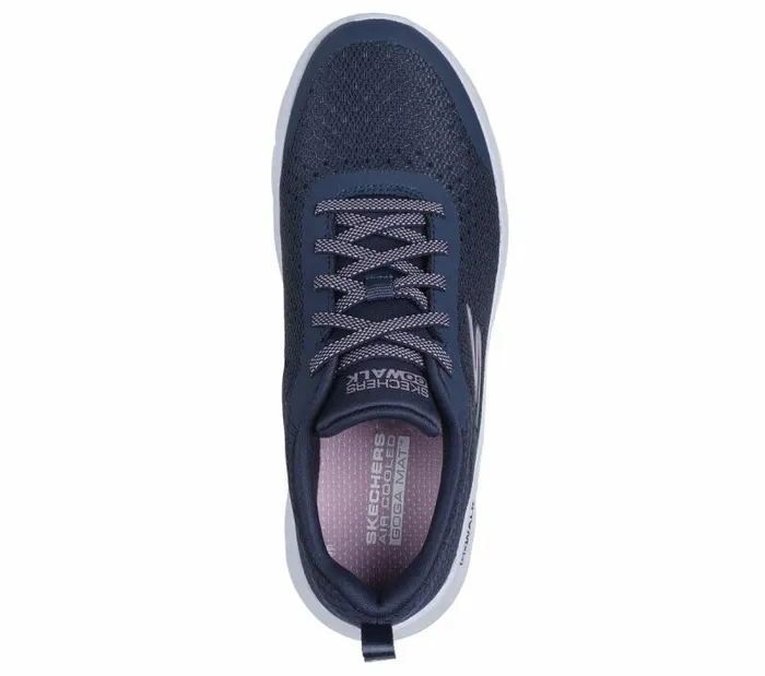 Skechers GO WALK Flex 8211 Zada Navy Lavender Women SlipOns Skechers GO WALK Flex 8211 Zada Navy Lavender Women SlipOns